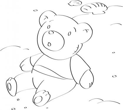 coloriage le doudou de t choupi